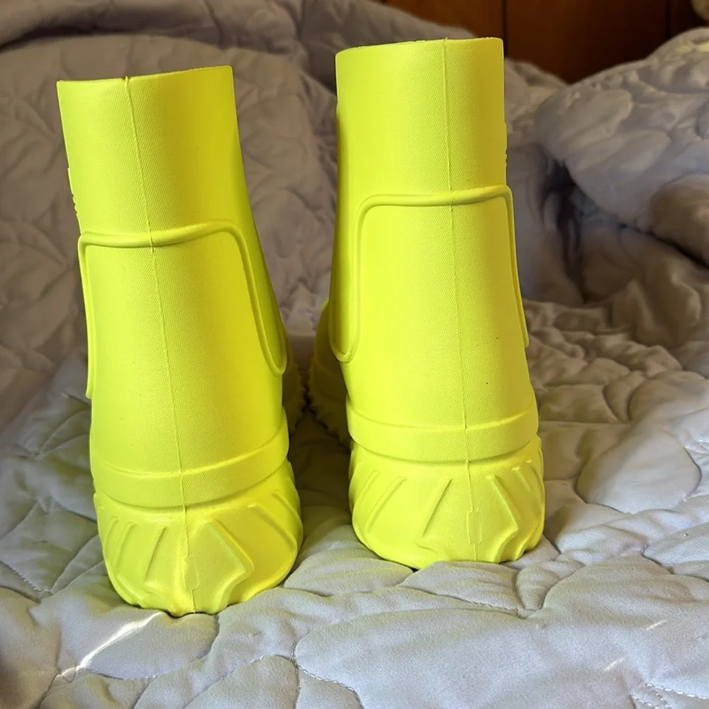 adidas Women’s Neon Yellow Winter Rain Boots